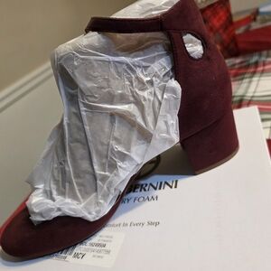 Burgundy Suede Women’s Shoes